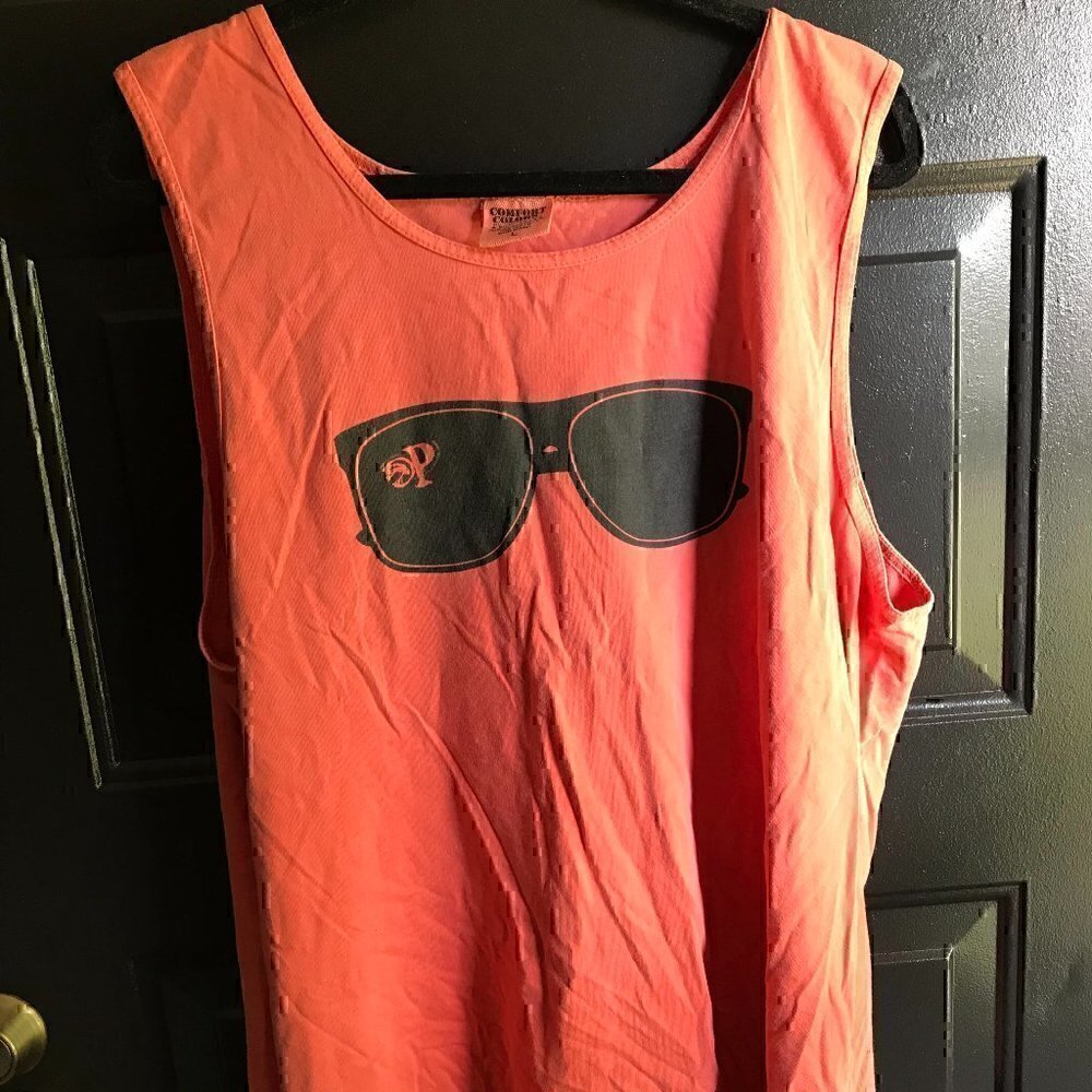 L Orange Summer Tank Top